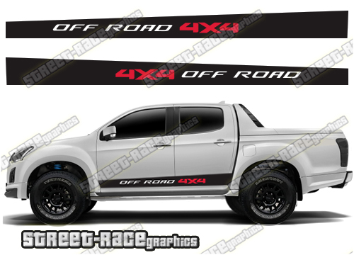 Isuzu D-Max side stickers 007