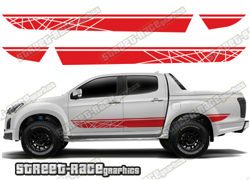 Isuzu D-Max side stickers 008