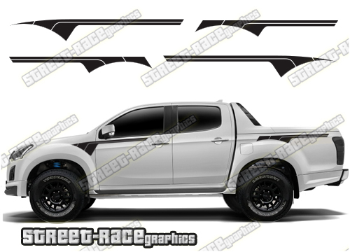 Isuzu D-Max side stickers 011