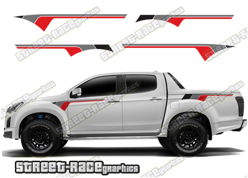 Isuzu D-Max side stickers 012