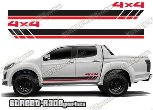 Isuzu D-Max side stickers 014