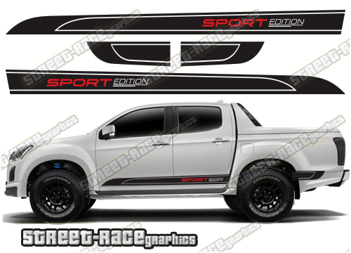 Isuzu D-Max side stickers 016