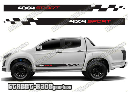 Isuzu D-Max side stickers 019