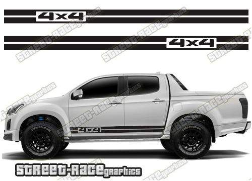 Isuzu D-Max side stickers 021