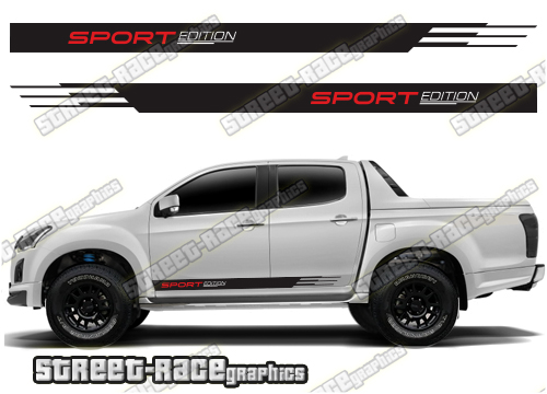 Isuzu D-Max side stickers 022