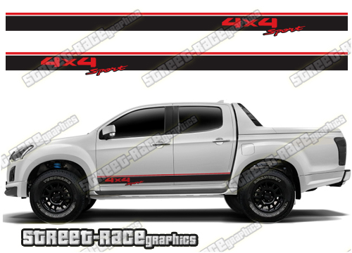 Isuzu D-Max side stickers 023