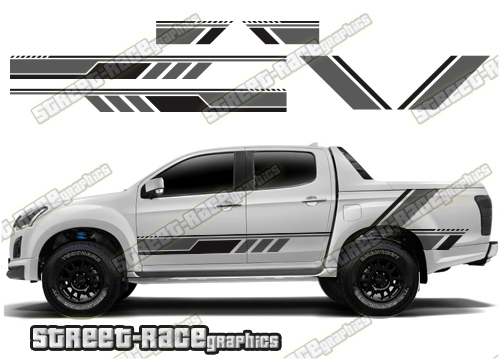 Isuzu D-Max side stickers 027