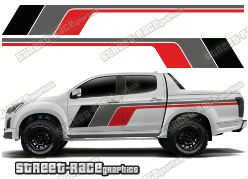Isuzu D-Max side stickers 028