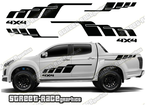 Isuzu D-Max side stickers 029