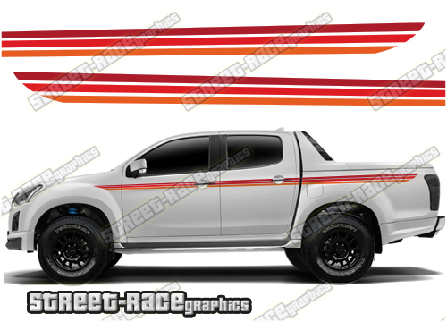 Isuzu D-Max side stickers 030