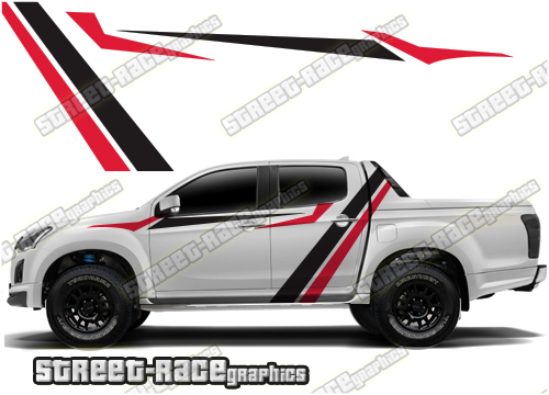 Isuzu D-Max side stickers 032