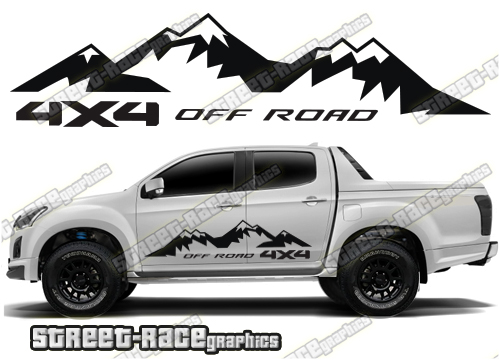 Isuzu D-Max side stickers 035