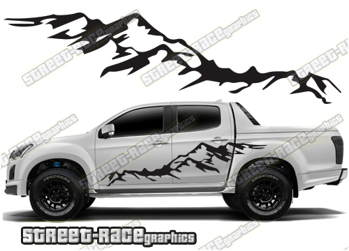 Isuzu D-Max side stickers 037
