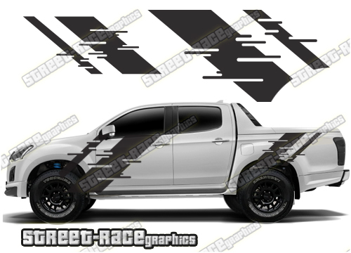 Isuzu D-Max side stickers 038