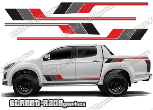 Isuzu D-Max side stickers 040