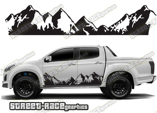 Isuzu D-Max side stickers 041