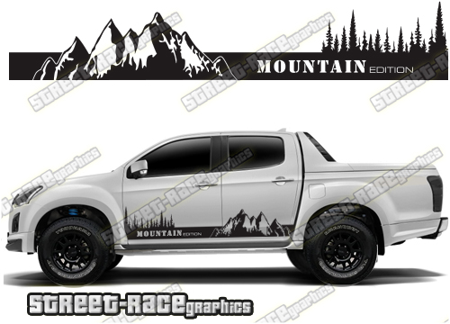 Isuzu D-Max side stickers 042