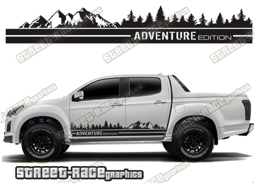 Isuzu D-Max side stickers 043