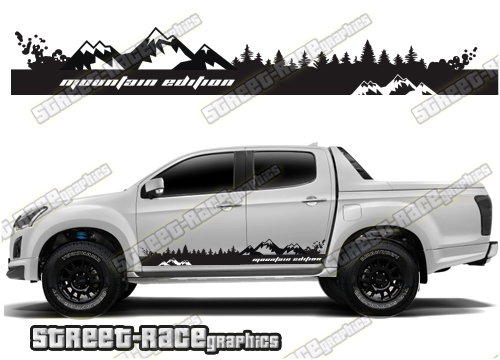 Isuzu D-Max side stickers 044