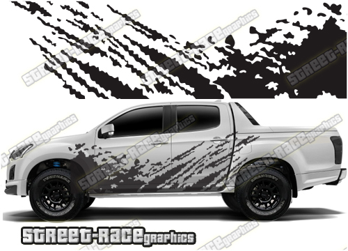 Isuzu D-Max side stickers 047