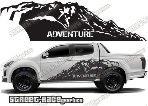 Isuzu D-Max side stickers 048