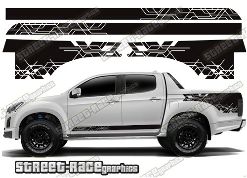 Isuzu D-Max side stickers 049