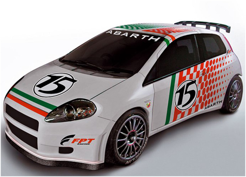 Fiat Punto Abarth rally sticker kit