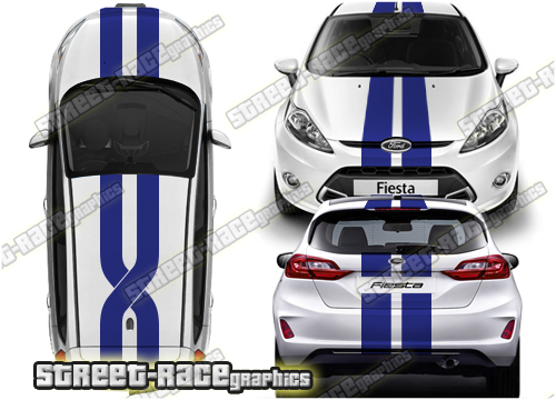 Ford OTT 008 Fiesta ST Crossover racing stripes
