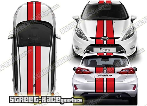 Ford OTT 011 Double racing stripes