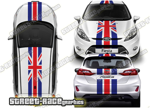 Ford OTT 012 Union Jack racing stripes