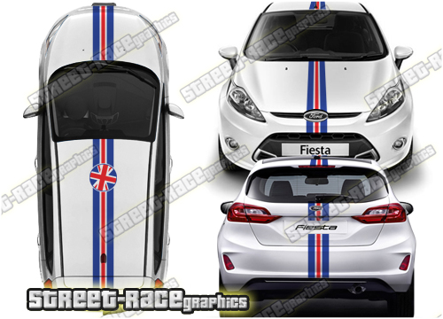 Ford OTT 014 Union Jack racing stripes
