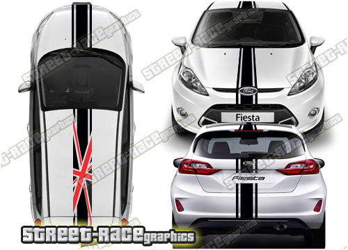 Ford OTT 015 Union Jack racing stripes