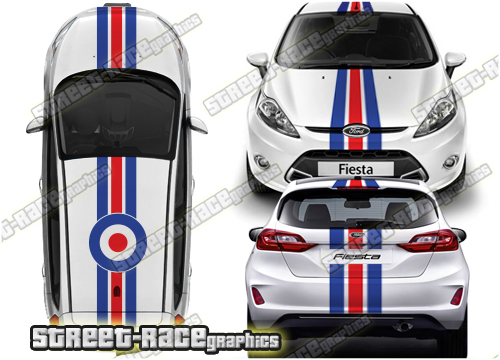 Ford OTT 016 RAF MOD racing stripes