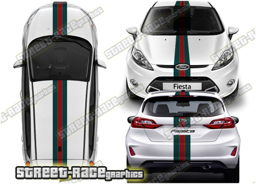 Ford OTT 018 GUCCI racing stripes