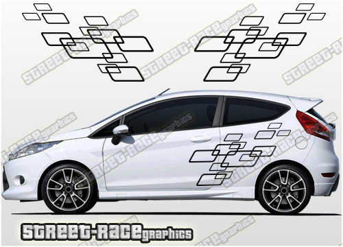 Ford Fiesta side graphics 054