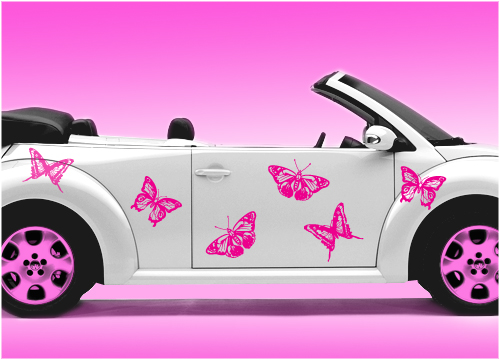 Butterflies assorted sticker pack