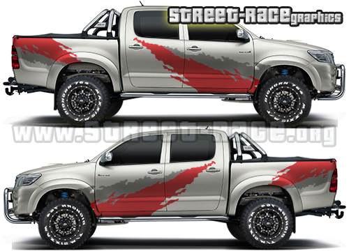 Toyota Hilux 018 rally graphics