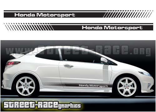 Honda racing stripes 001