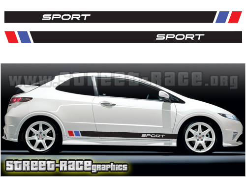 Honda racing stripes 005