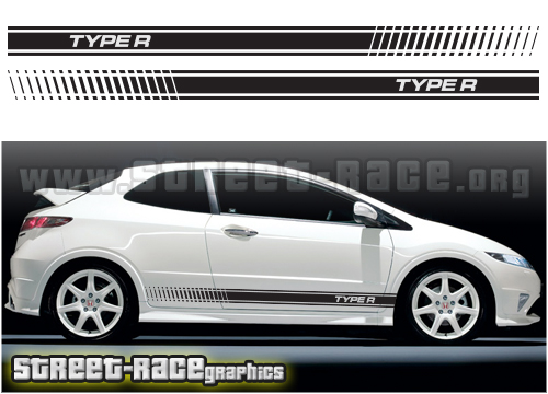 Honda racing stripes 008