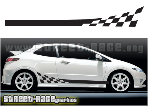 Honda racing stripes 009