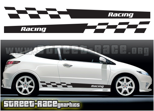 Honda racing stripes 010