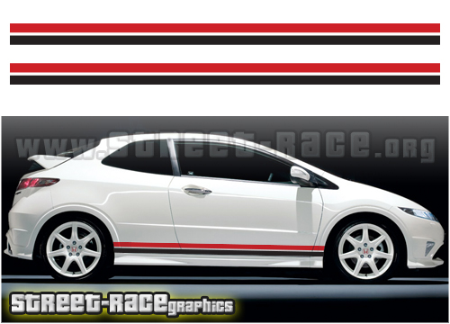 Honda racing stripes 013