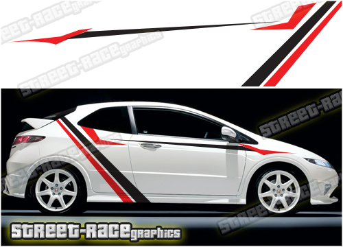 Honda Civic racing stripes 030