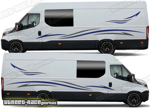 Iveco Daily camper van stickers 004