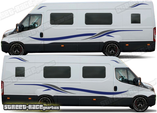 Iveco Daily camper van stickers 005