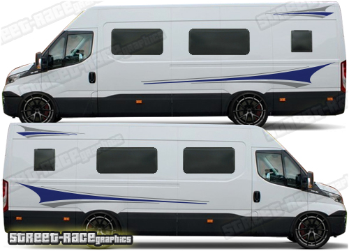 Iveco Daily camper van stickers 006