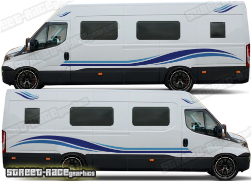 Iveco Daily camper van stickers 007