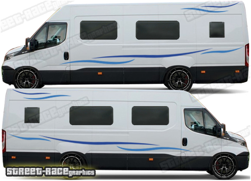 Iveco Daily camper van stickers 008