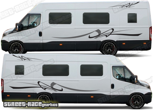 Iveco Daily camper van stickers 011